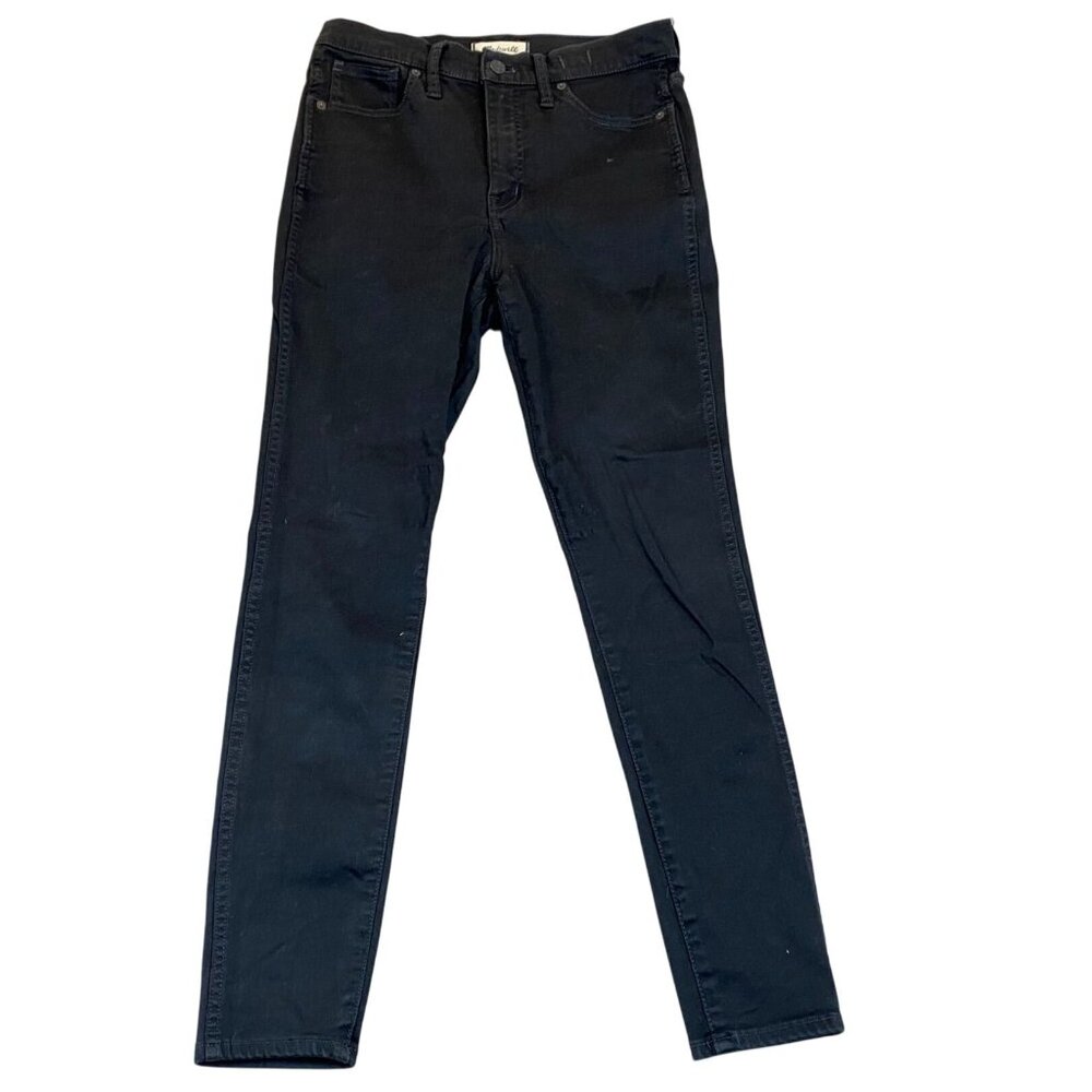 Madewell Women's Jeans Size 29 10" High-Rise Skinny Cotton/Polyester/Elastane Bl